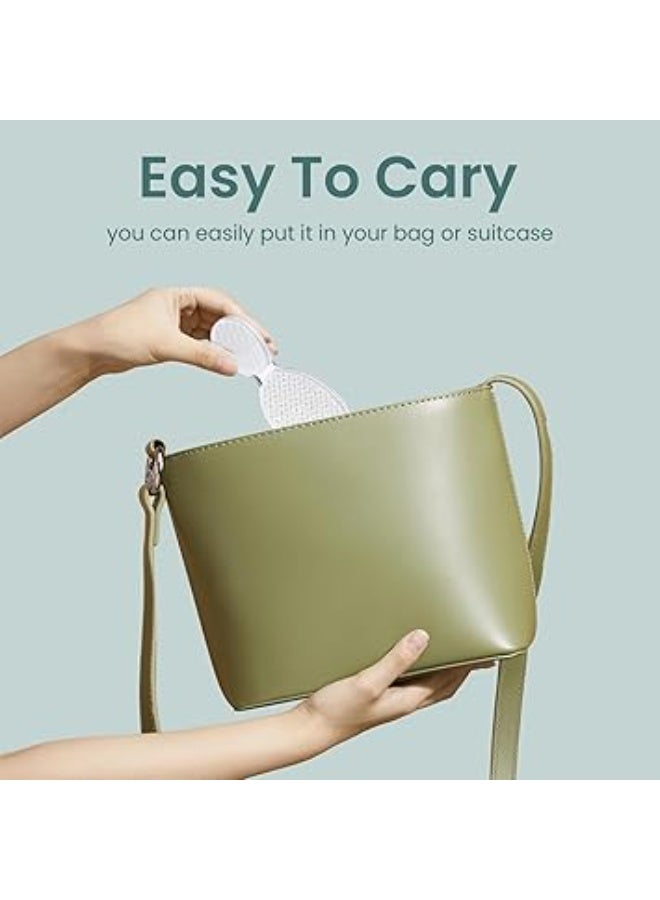 BIGTHREE Glass Foot File, Crystal Heel Care File, Remover Heel Rasps, Rough and Smooth Sides Callus, Feet Heel Scrubber, Dead Skin Scraper Pumice Stone, Professional Pedicure Tools - Image 3